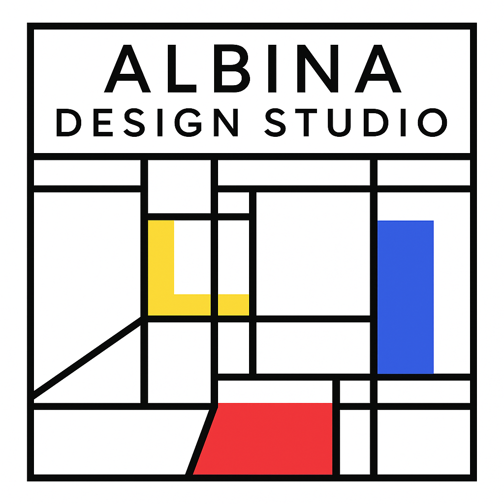 Logo de ALBINA DESIGN STUDIO - Estudio de diseño de interiores en Buenos Aires